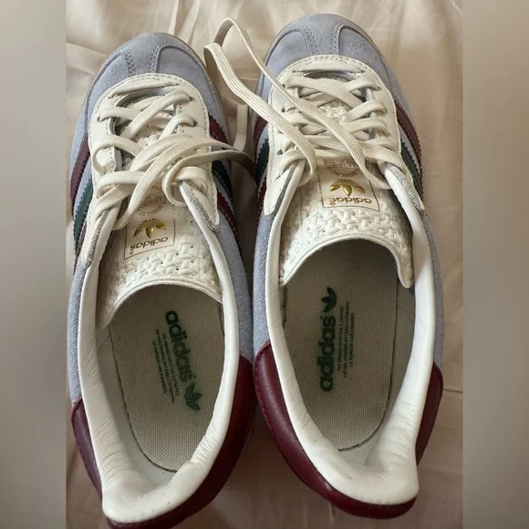 Adidas Gazelle Indoor Blue Dawn Collegiate Burgundy - Picture 6 of 7